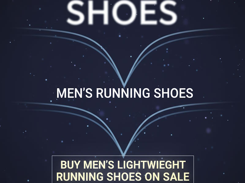 An abstract funnel visualizing how a broad, blurry keyword like 'shoes' becomes more specific and focused, ending with a sharp, high-intent long-tail keyword like 'buy men's lightweight running shoes on sale'.